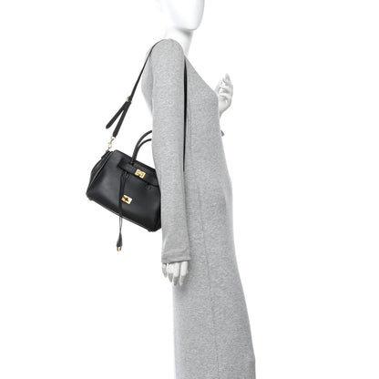 Smooth Calfskin Mini Bel Air Carry All Bag Black
