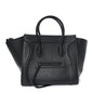Supple Calfskin Medium Phantom Luggage Black