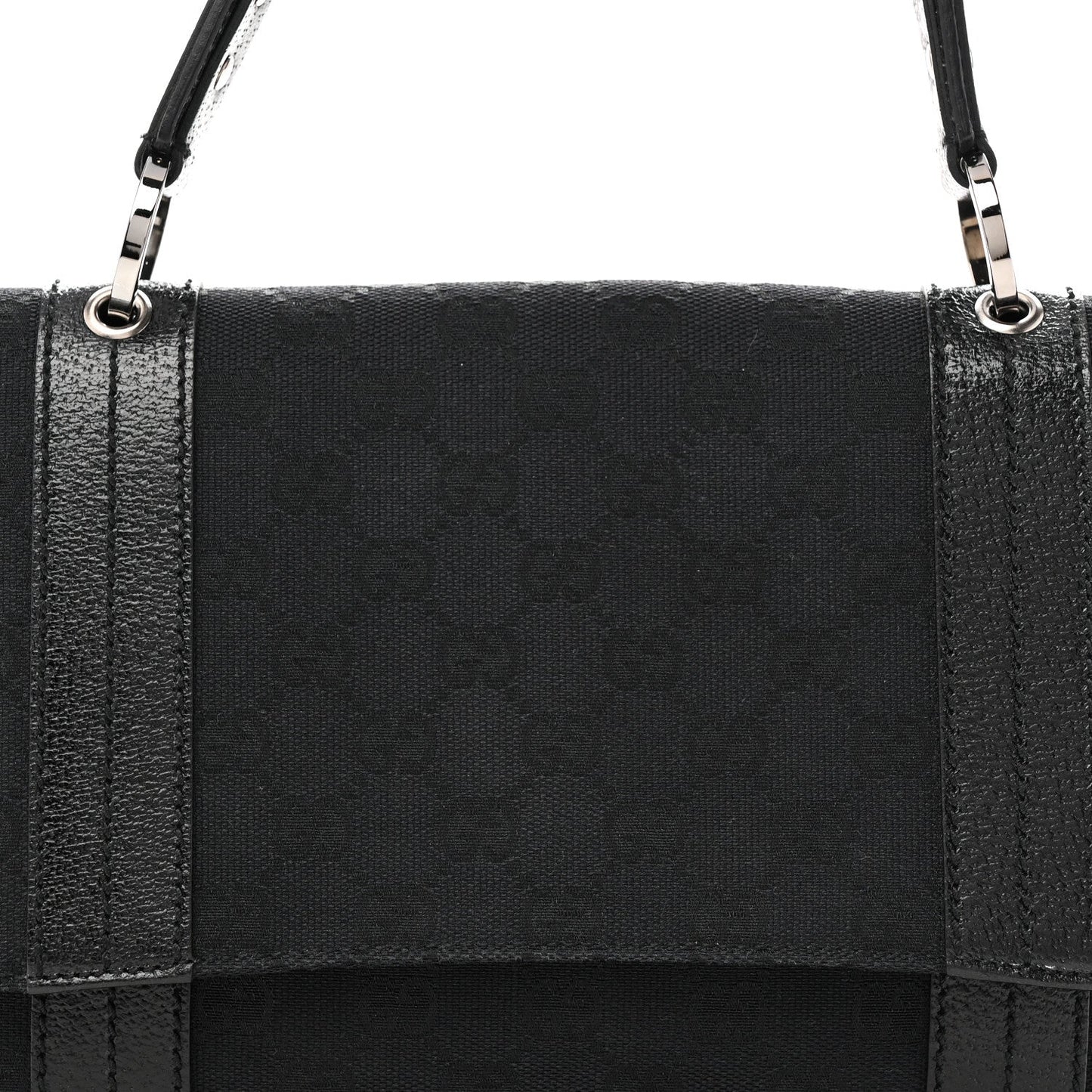 Monogram Satchel Black