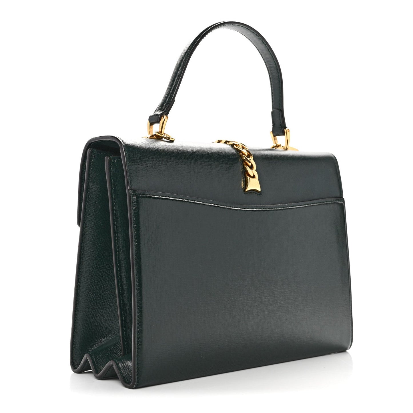 Azalea Calfskin Small Sylvie 1969 Top Handle Bag Green