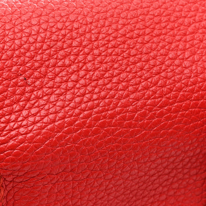 Classic Grain Small Bayswater Satchel Scarlet Red