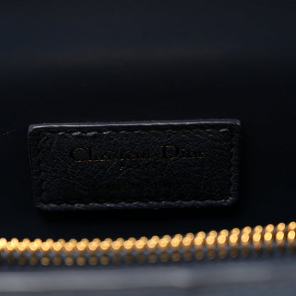Ostrich Large St. Honore Tote Dark Denim