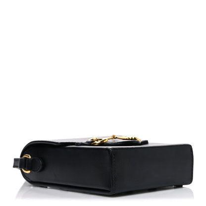 Boarded Plutone Calfskin Mini Horsebit 1955 Crossbody Bag Black