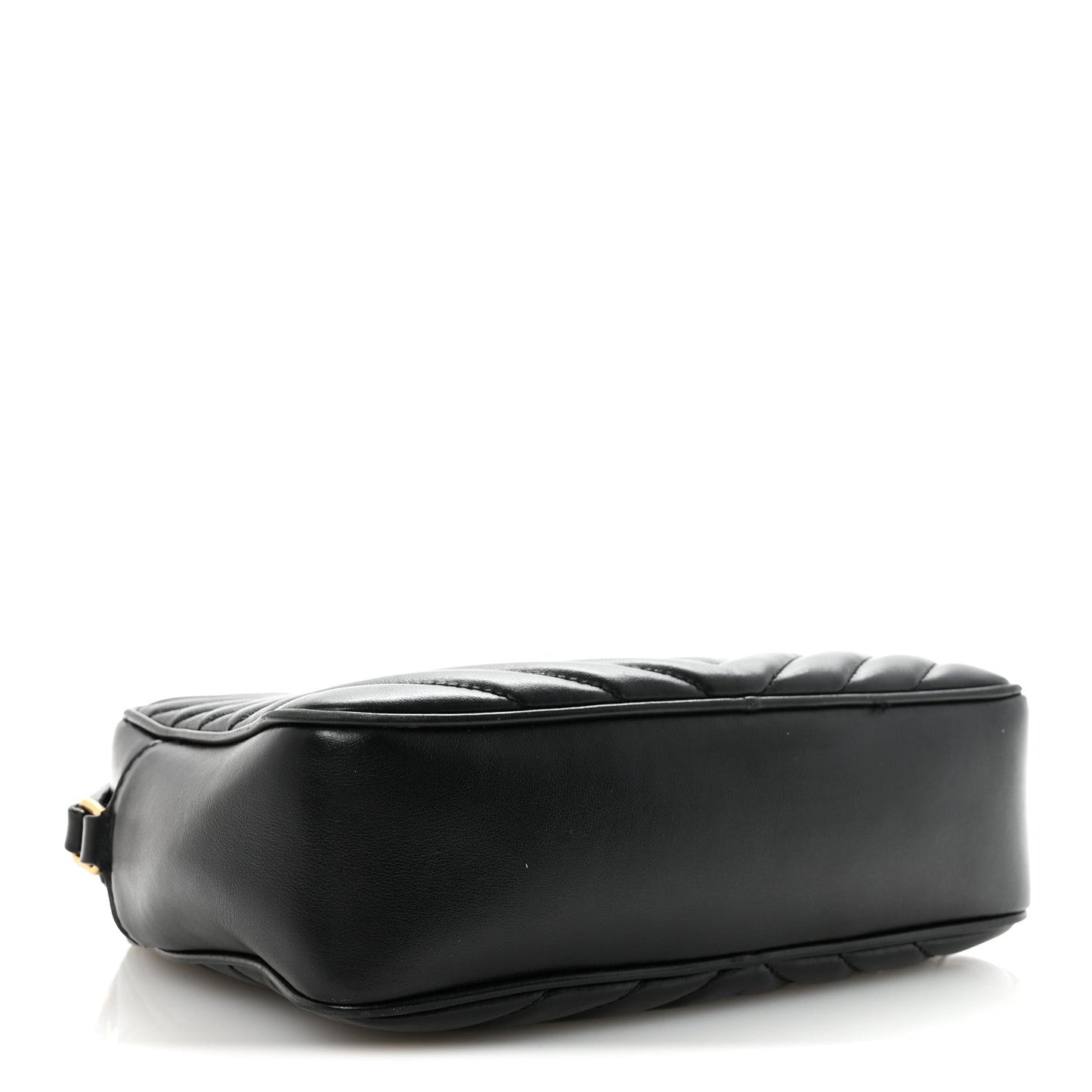 Calfskin Matelasse Monogram Lou Camera Bag Black