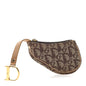 Monogram Saddle Coin Purse Brown