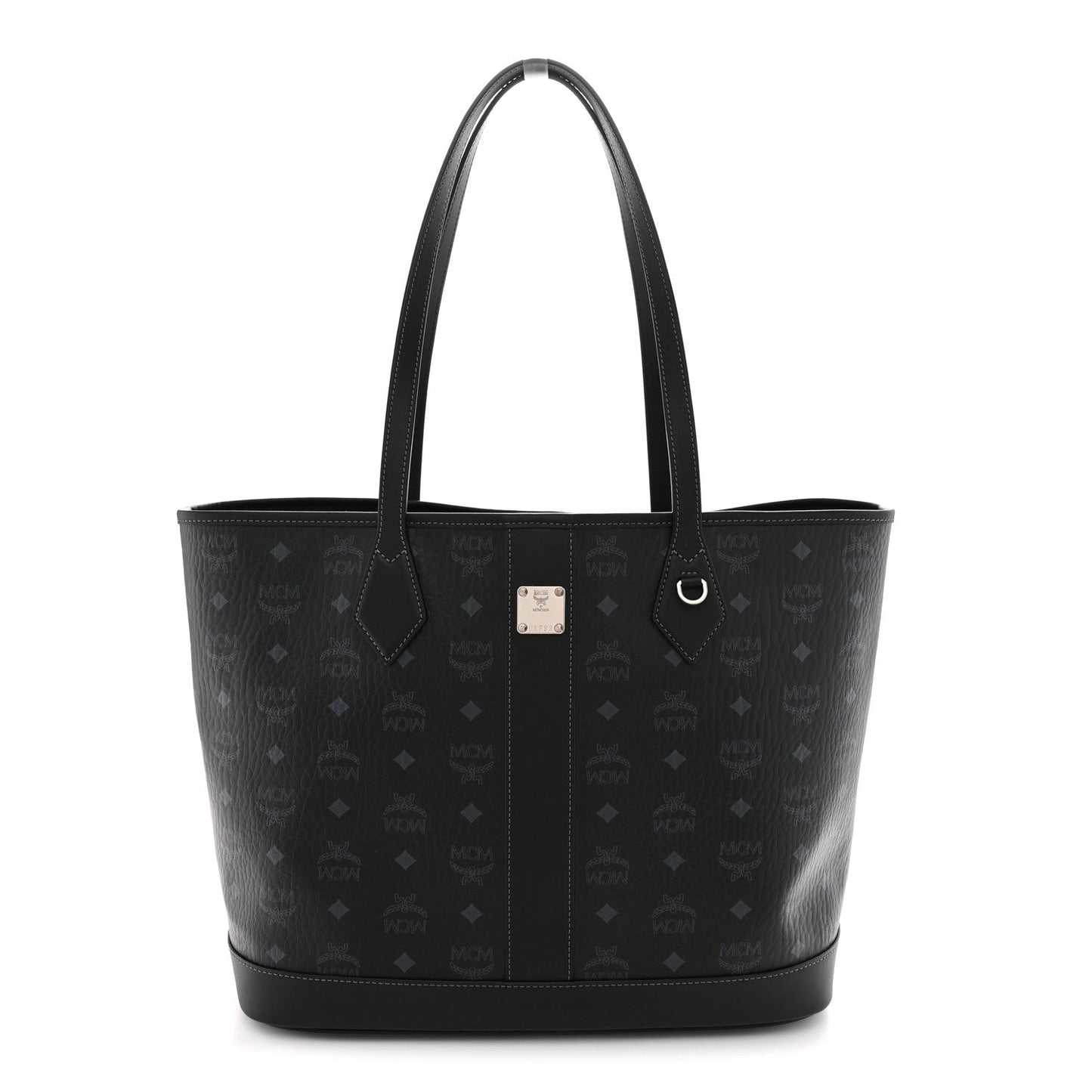 Visetos Medium New Liz Shopper Tote Black