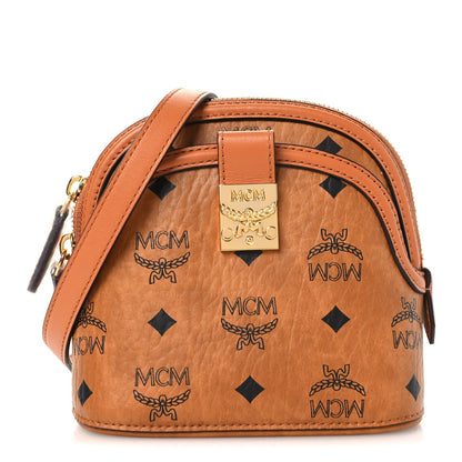 Visetos Mini Anna Crossbody Bag Cognac