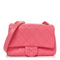 Caviar Quilted Mini Incognito Square Flap Pink