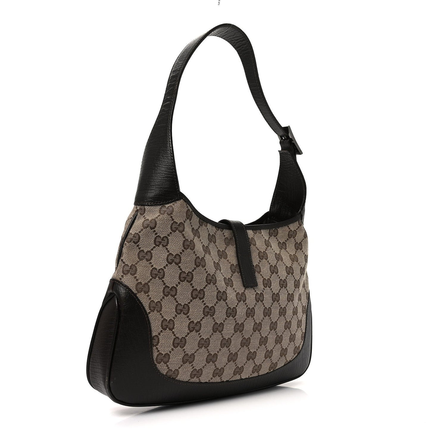 Monogram Web Jackie O Hobo Dark Brown