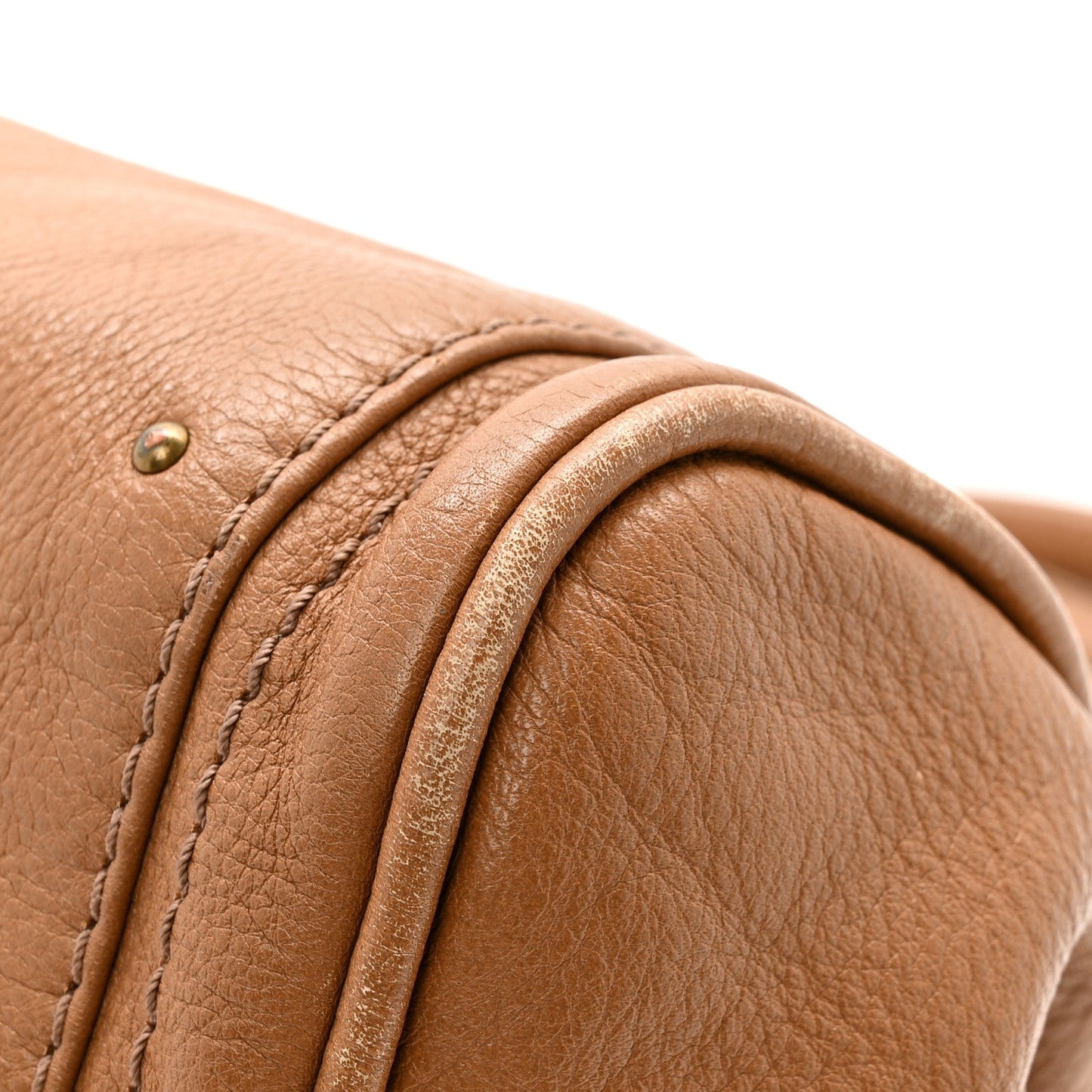 Calfskin Medium Paddington Satchel Tan