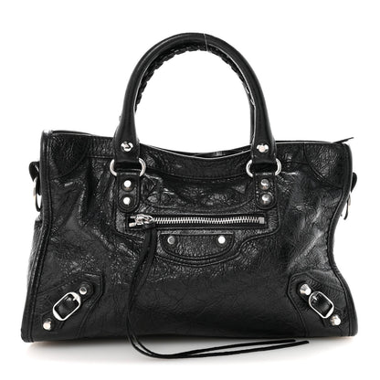 Agneau Arena Silver Hardware Small Le City Black