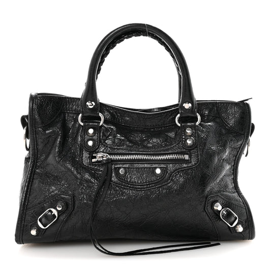 Agneau Arena Silver Hardware Small Le City Black