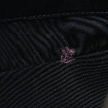 Suede Calfskin Monogram Lou Camera Bag Black