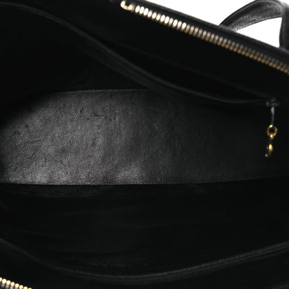 Caviar Large CC Shoulder Bag Black
