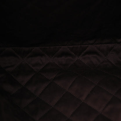 Shiny Calfskin Quilted Small Chanel 22 Dark Brown