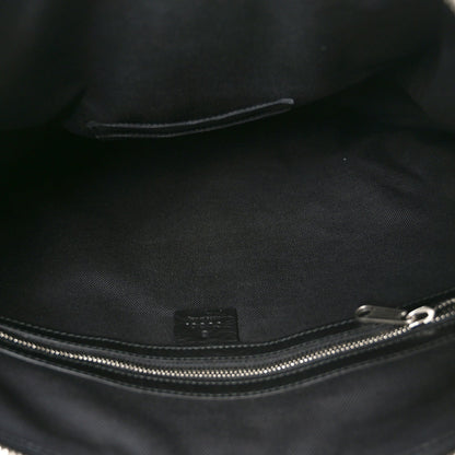 Fluffy Calfskin Morpheus Weekender Duffle Black