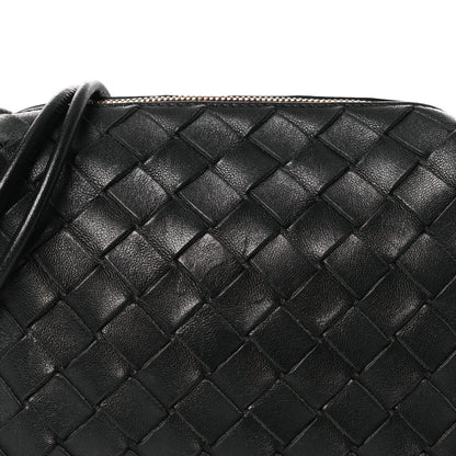 Nappa Intrecciato Mini Loop Camera Bag Black