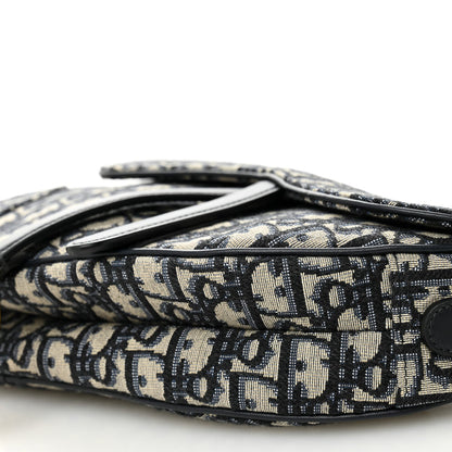 Oblique Saddle Bag Blue