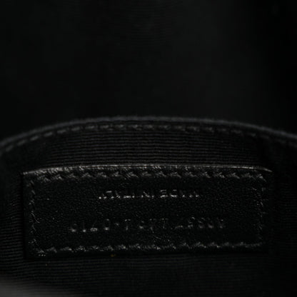 Calfskin Matelasse Monogram Monochrome Lou Camera Bag Black