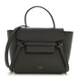 Grained Calfskin Nano Belt Bag Grey