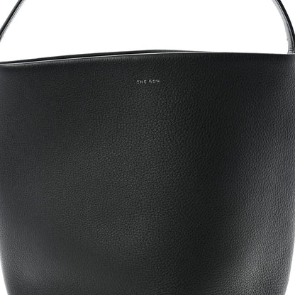 Grained Calfskin Medium N/S Park Tote Black