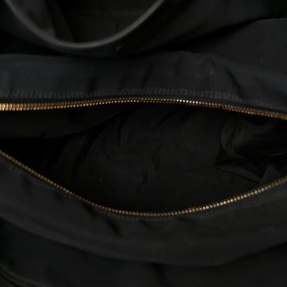 Calfskin Cerf Executive Shopper Tote Black