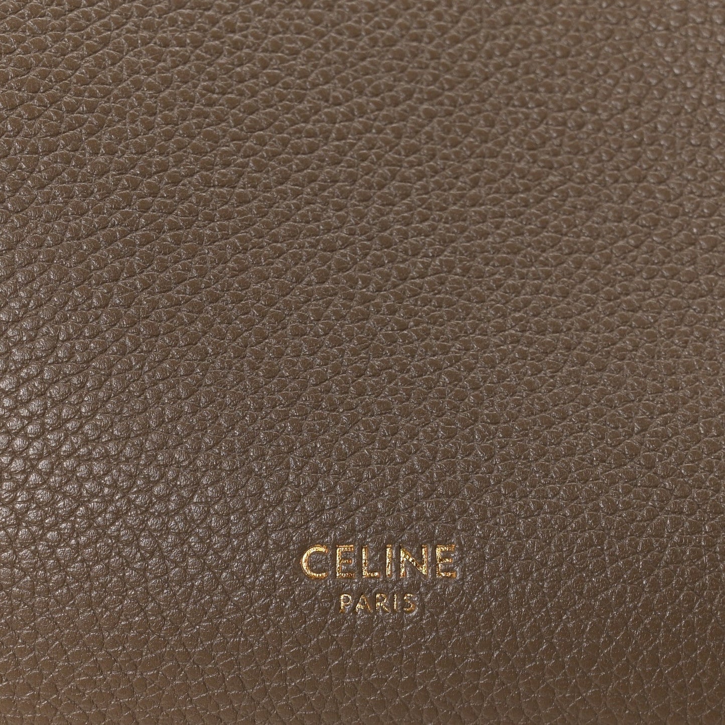 Soft Grained Calfskin Small Sangle Bucket Bag Taupe