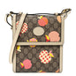 GG Supreme Monogram Les Pommes Retro Interlocking G Les Pommes Messenger Bag Beige Multicolor Mystic White