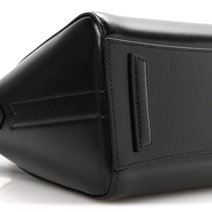 Shiny Lord Calfskin Mini Antigona Black