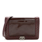 Patent Small Boy Reverso Flap Burgundy