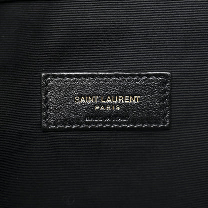 Lambskin Matelasse Monogram Medium Jamie 4.3 Pochon Black