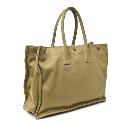 Canvas Rive Gauche Maxi Tote Fir Green