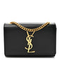 Grain De Poudre Small Monogram Kate Satchel Black