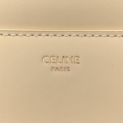 Satinated Calfskin Small 16 Top Handle Bag Beige