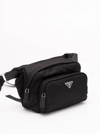 Prada Men Re-Nylon And Saffiano Leather Belt Bag