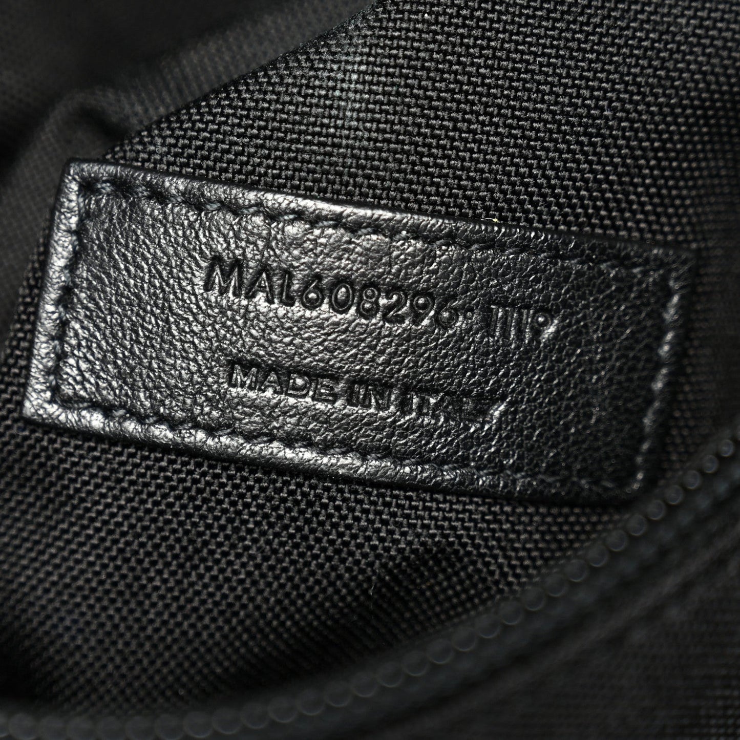 Canvas Calfskin Sid Backpack Black