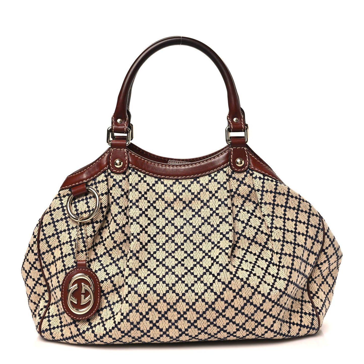Diamante Medium Sukey Tote Brown