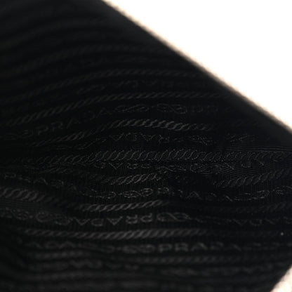 Re-Nylon Saffiano Re-Edition 2000 Double Zip Crossbody Bag Black