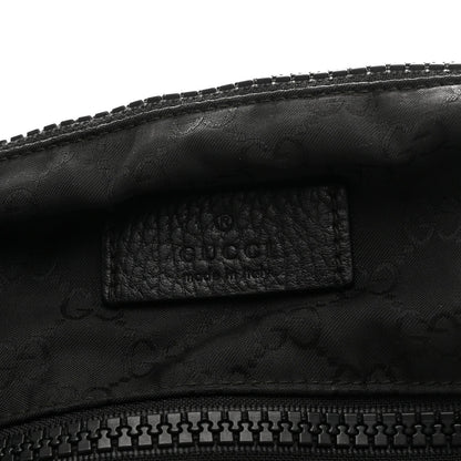 Nylon Monogram Medium Flat Messenger Bag Black