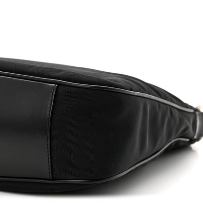 Nylon Bamboo Hobo Black