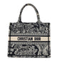 Calfskin Dioriviera Toile De Jouy Small Book Tote With Strap Blue Multicolor