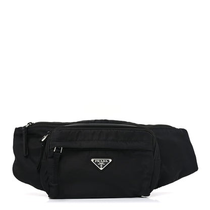 Tessuto Nylon Montagna Belt Bag Black