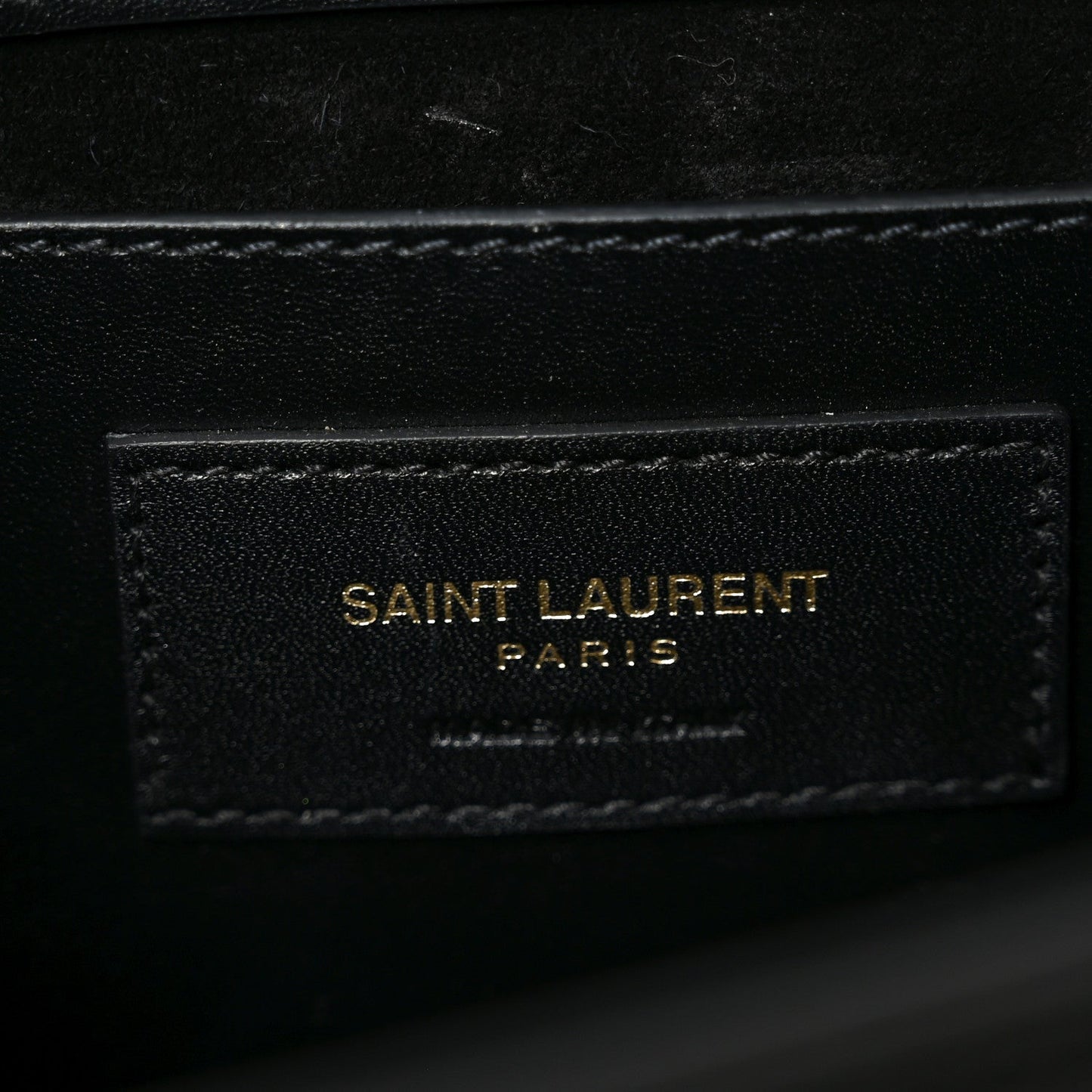 Smooth Calfskin Medium Classic Monogram Kate Tassel Satchel Black