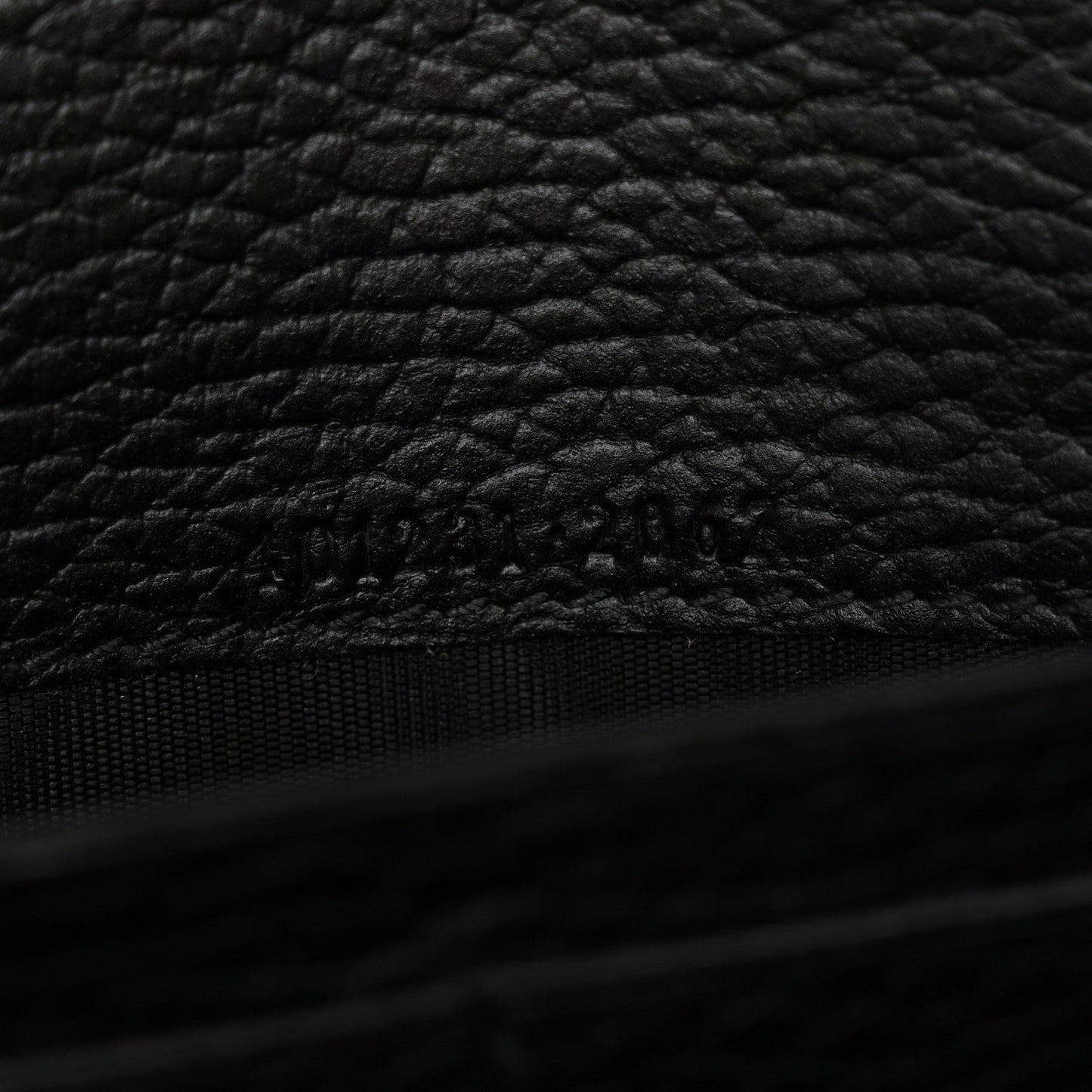 Calfskin Mini Dionysus Chain Wallet Black