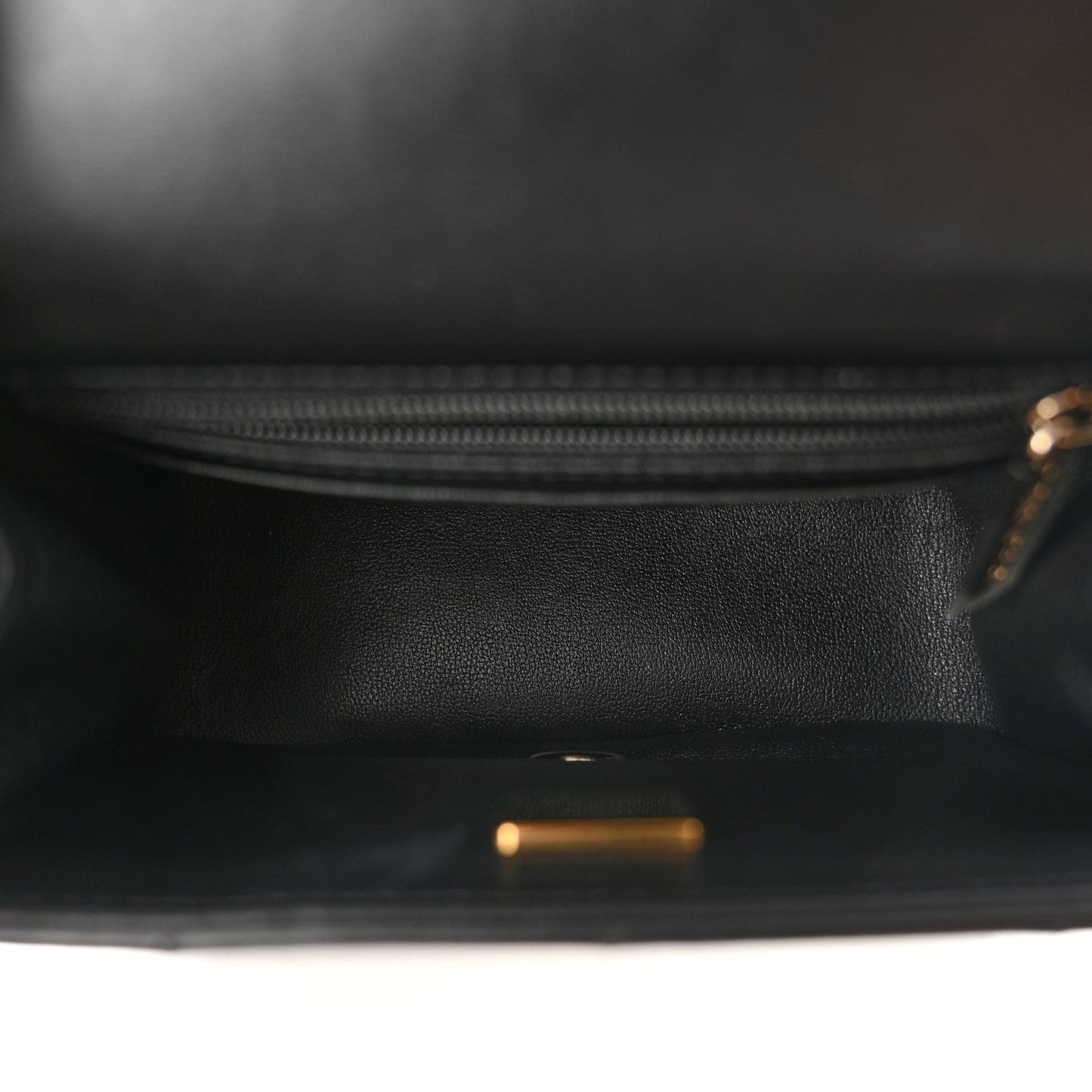 Lambskin Resin Crystal Square Quilted Mini Monacoco Flap Black