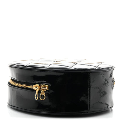 Patent CC Round Vanity Case Black