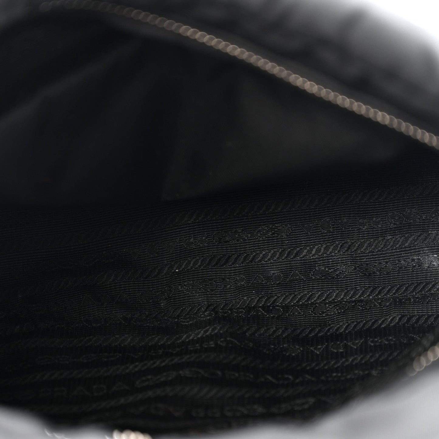 Re-Nylon Quilted Padded Flap Shoulder Bag Black