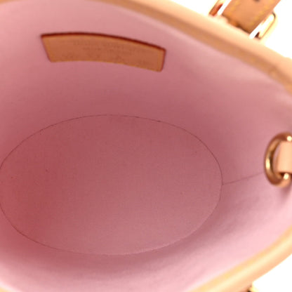LV X TM Monogram Cherry Blossom Nano Bucket Sakura Brown