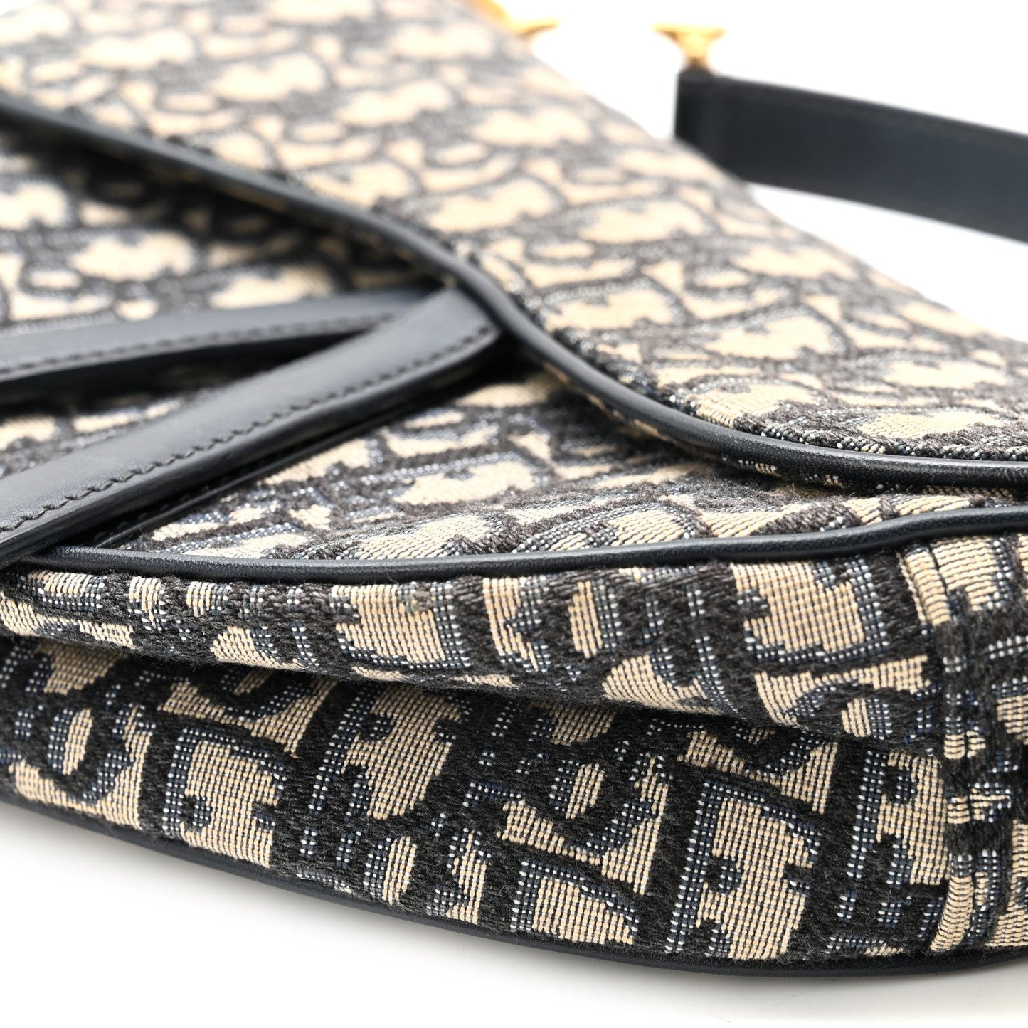 Oblique Saddle Bag Blue