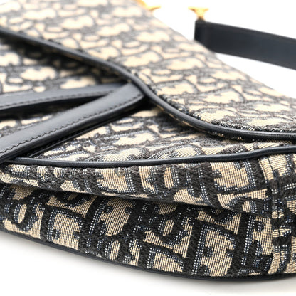Oblique Saddle Bag Blue